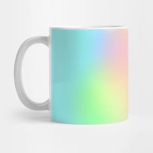 Rainbow Colors Abstract Blurry Gradient Ombre Soft Tie Dye Look Mug